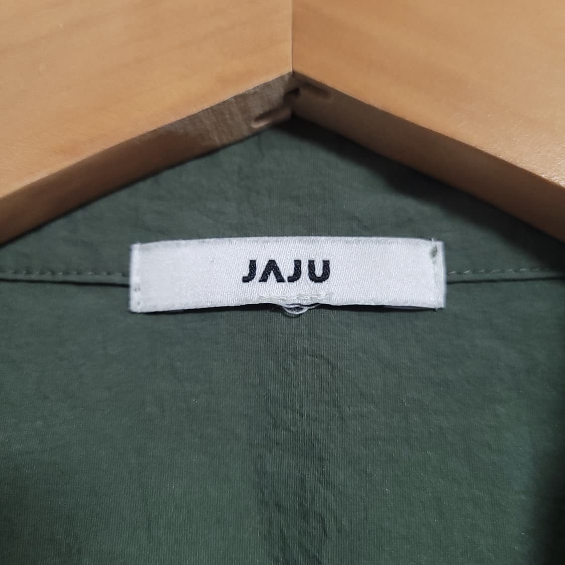 (M) JAJU 자주 반팔 셔츠 남방 그린 상품이미지2