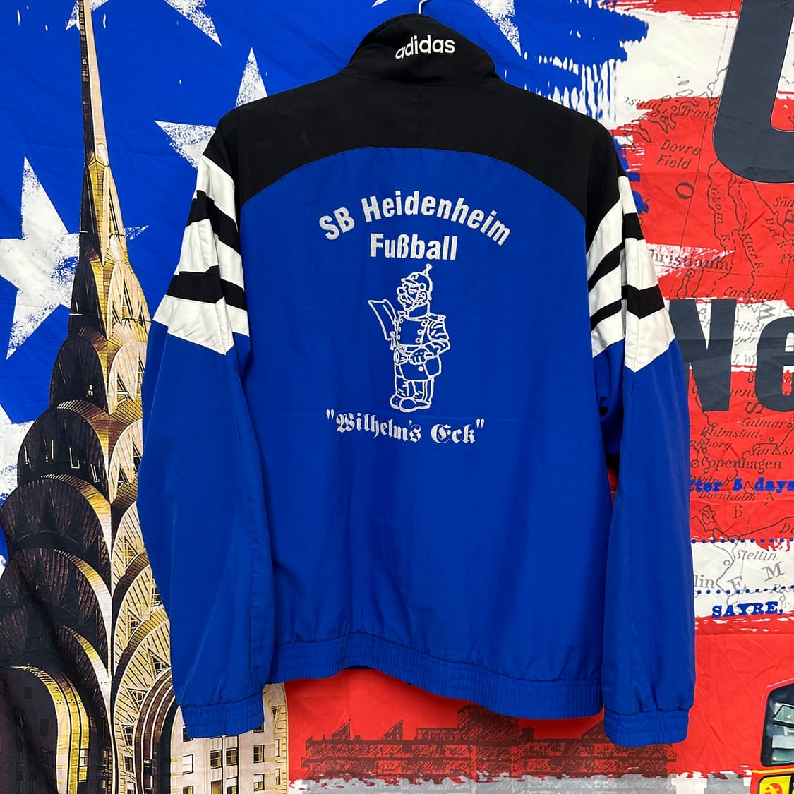 올드스쿨 아디다스 풋볼가오리핏 오버핏바람막이 XL105 상품이미지5