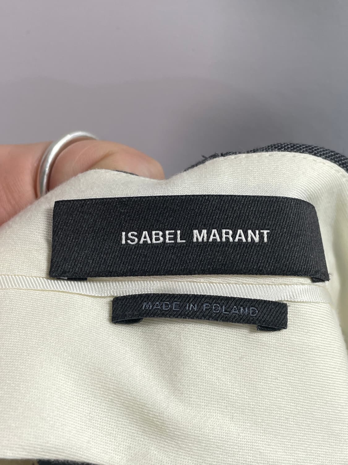 이자벨마랑 우먼스 그레이 와이드 슬랙스 팬츠 (onp.66) 상품이미지5