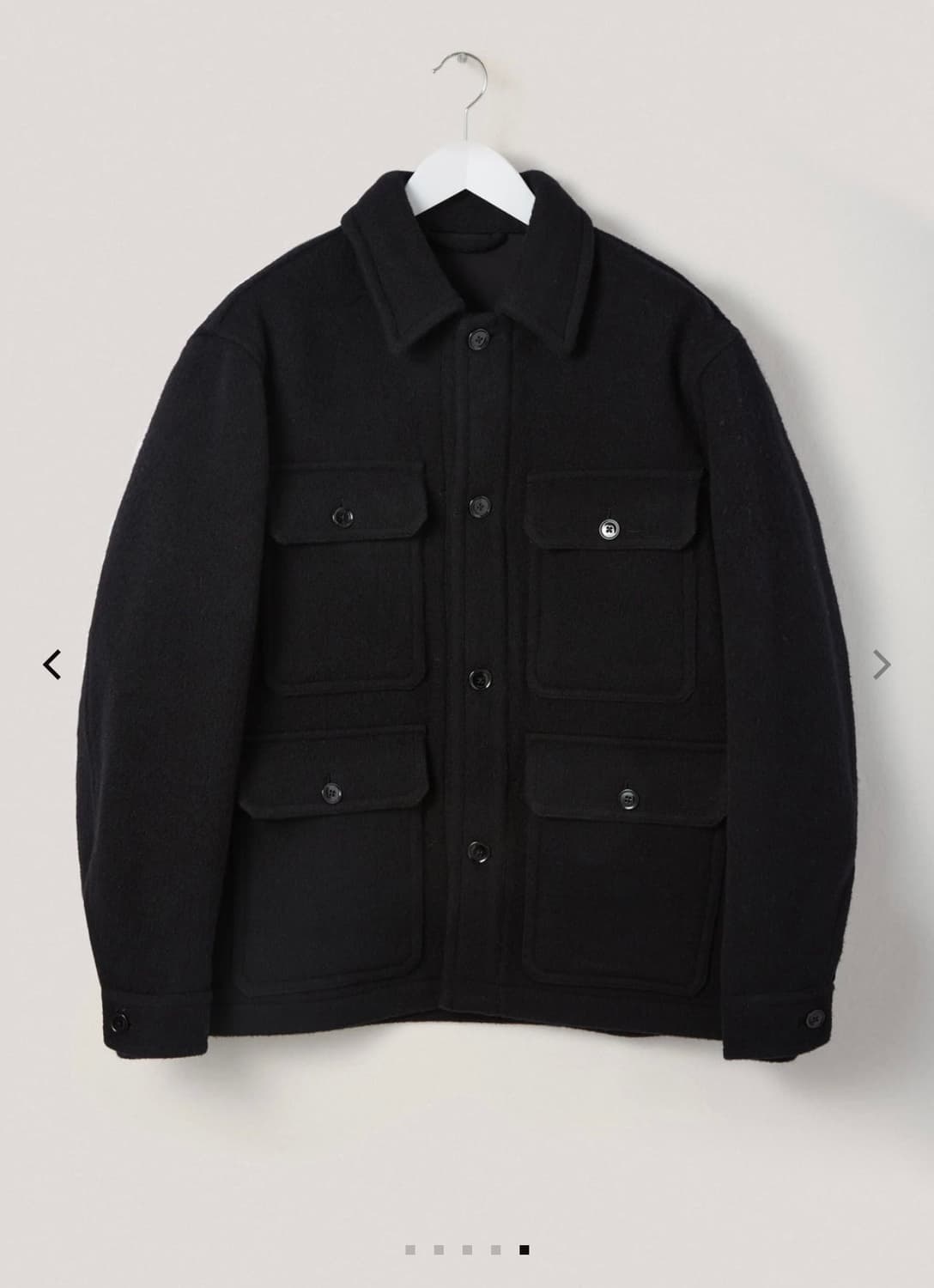 르메르 헌팅자켓 블랙 48 새상품 상품이미지3