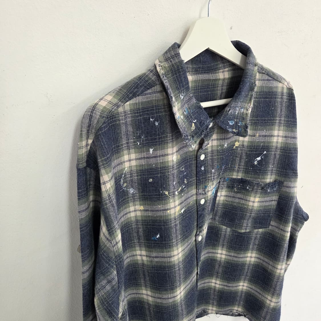 빈티지 체크셔츠 상품이미지3