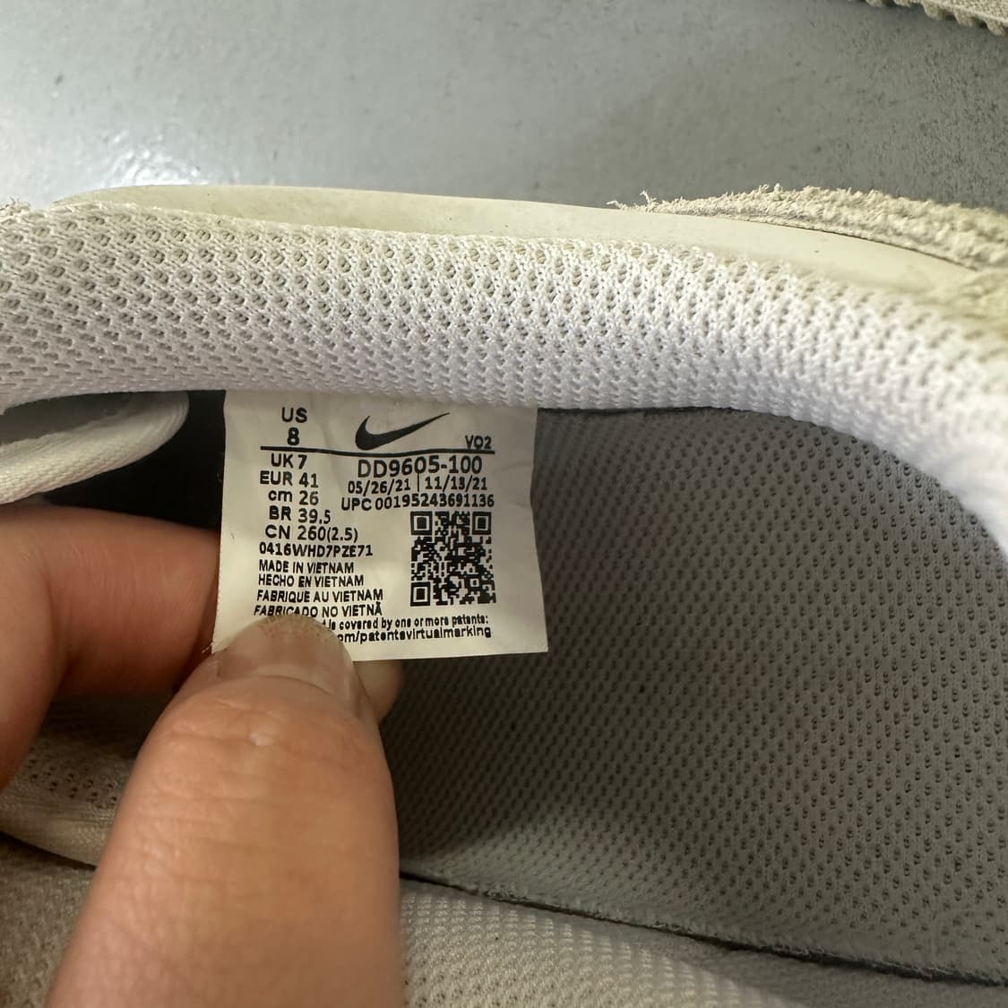 260 나이키 에어포스 로우 화이트 0416D 상품이미지4