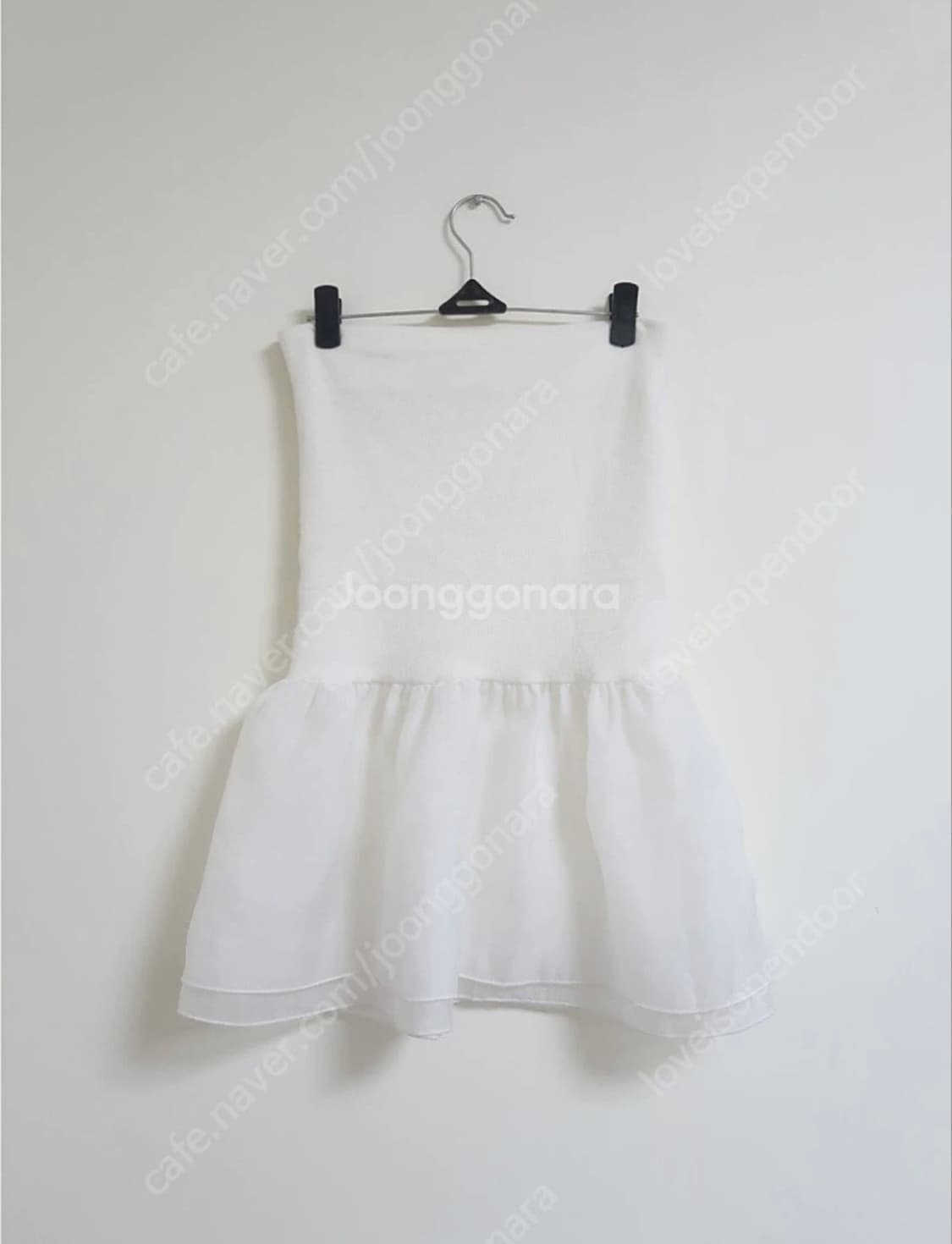 아워캐비넷 러플 탑 원피스 (1번 시착) 상품이미지6