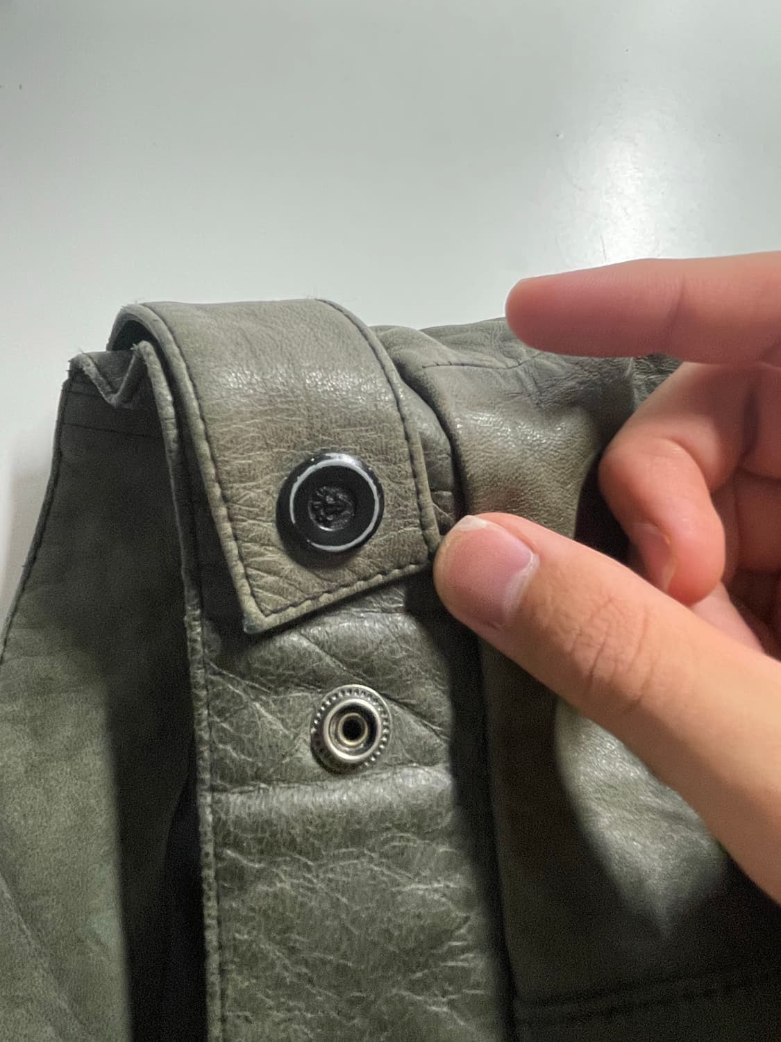 빈티지 레드옥스 여우 퍼 레더자켓 상품이미지6