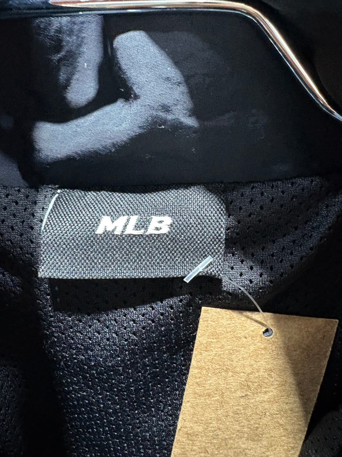 S MLB 빅로고 블랙 후드 바람막이 상품이미지7