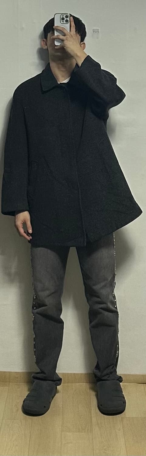 입생로랑 울 코트 상품이미지5