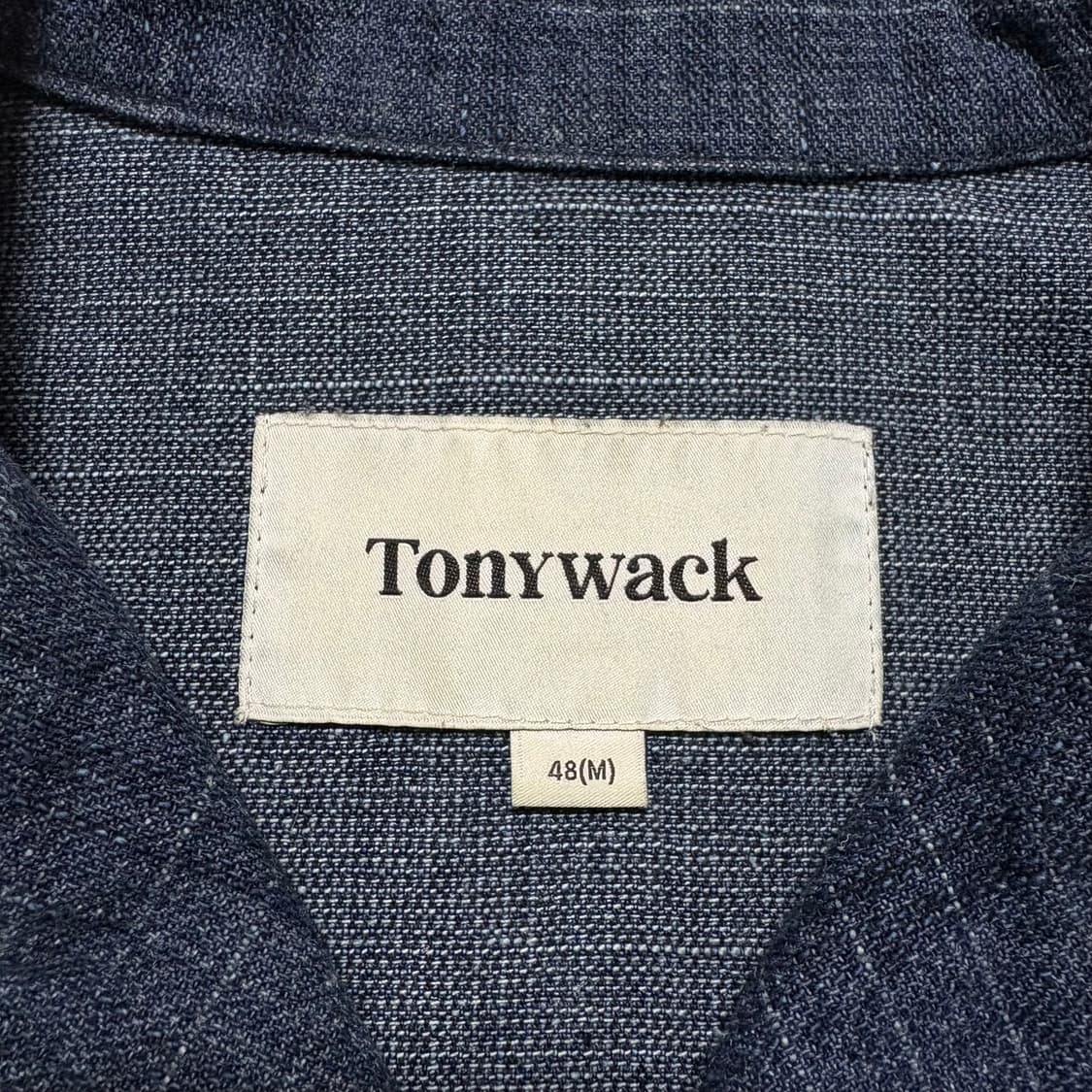 토니웩 데님 하프셔츠 상품이미지4