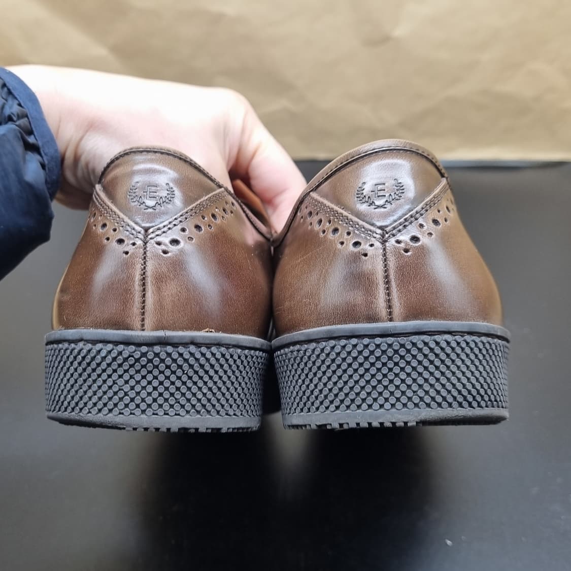 에스콰이어 남성가죽 옥스포드화 실사이즈260 상품이미지4