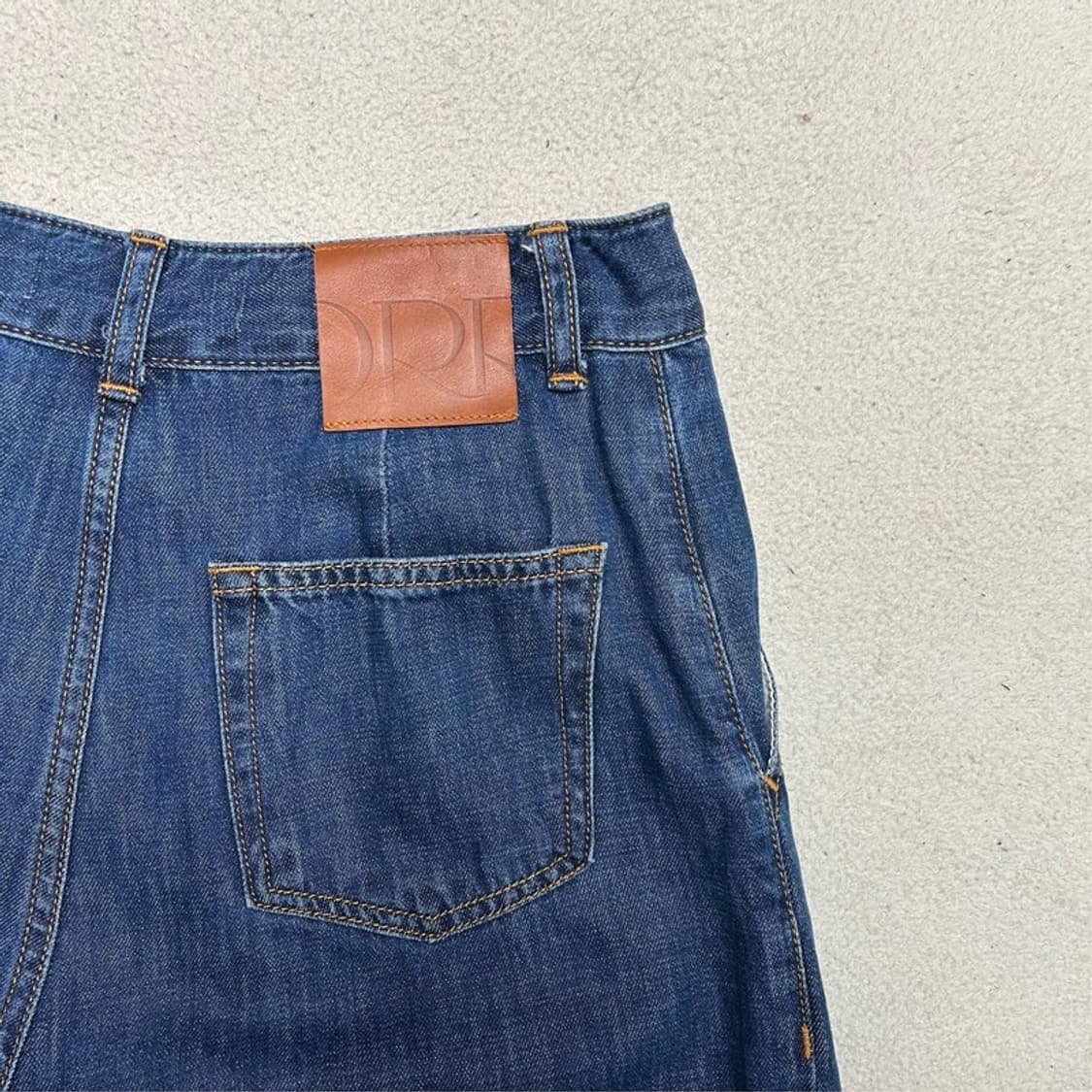 ORR 코튼 데님 와이드 팬츠 M 상품이미지4