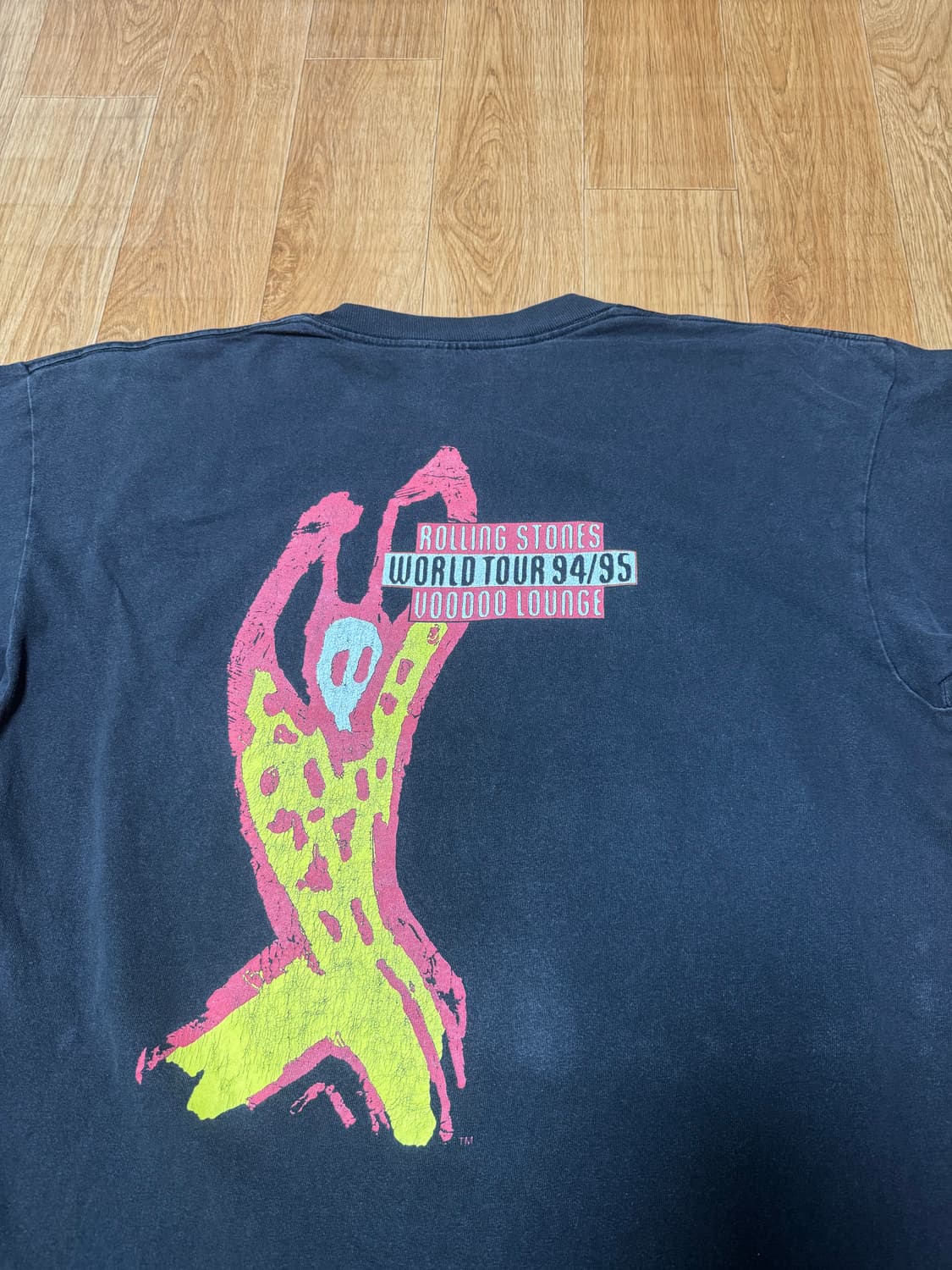 90s 롤링스톤즈 1994 부두라운지 빈티지 밴드티 하드페이딩 상품이미지3