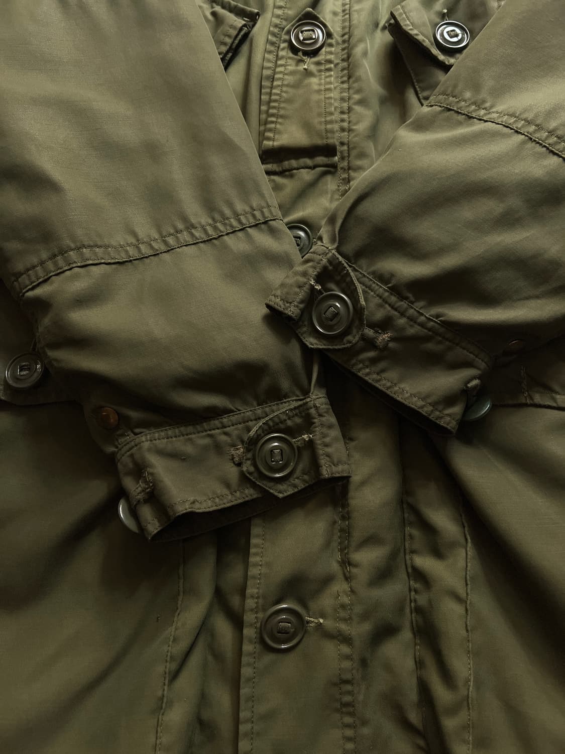 [L]70's 오리지널 캐나다군 IECS 필드 파카 내피포함 상품이미지5