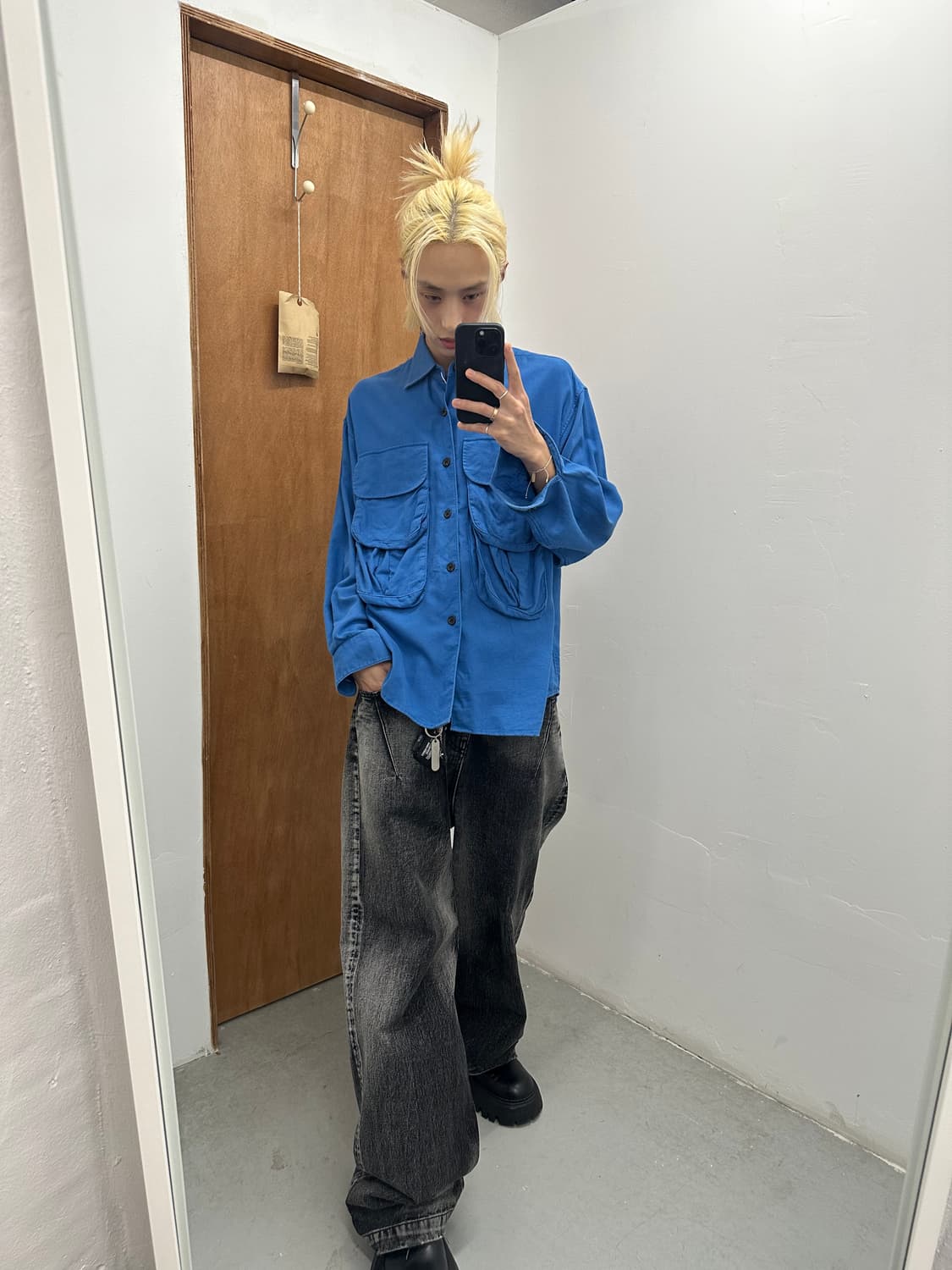 monkey time Multi Pocket Shirt 상품이미지4