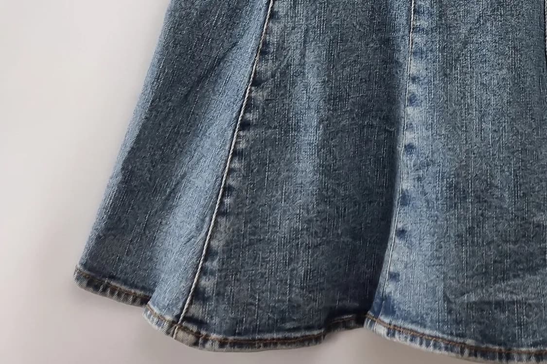 JPN 빈티지 데님 스커트 상품이미지6