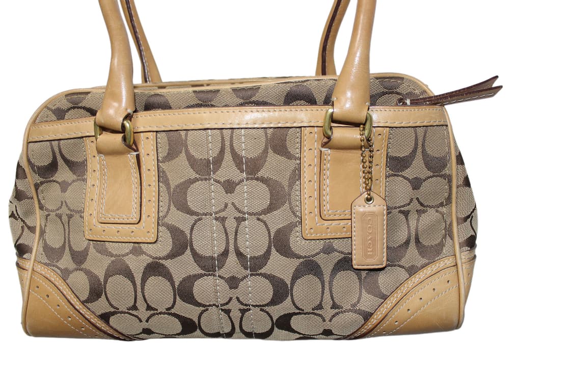 2000s Y2K COACH 코치 미니 보스턴백 상품이미지3