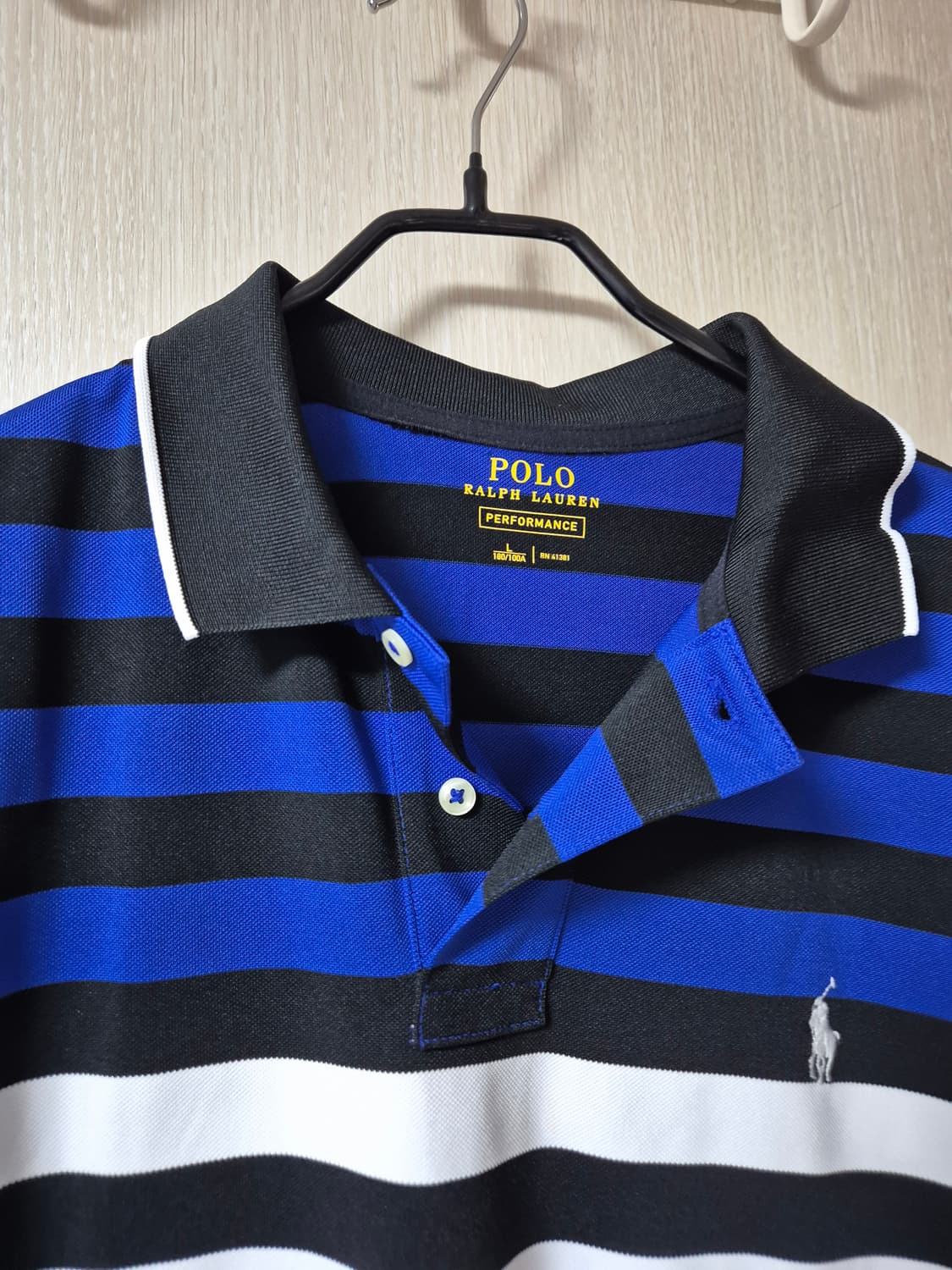 (매장정품) 폴로 랄프로렌  퍼포먼스 기능성 카라티 반팔 라지 상품이미지3