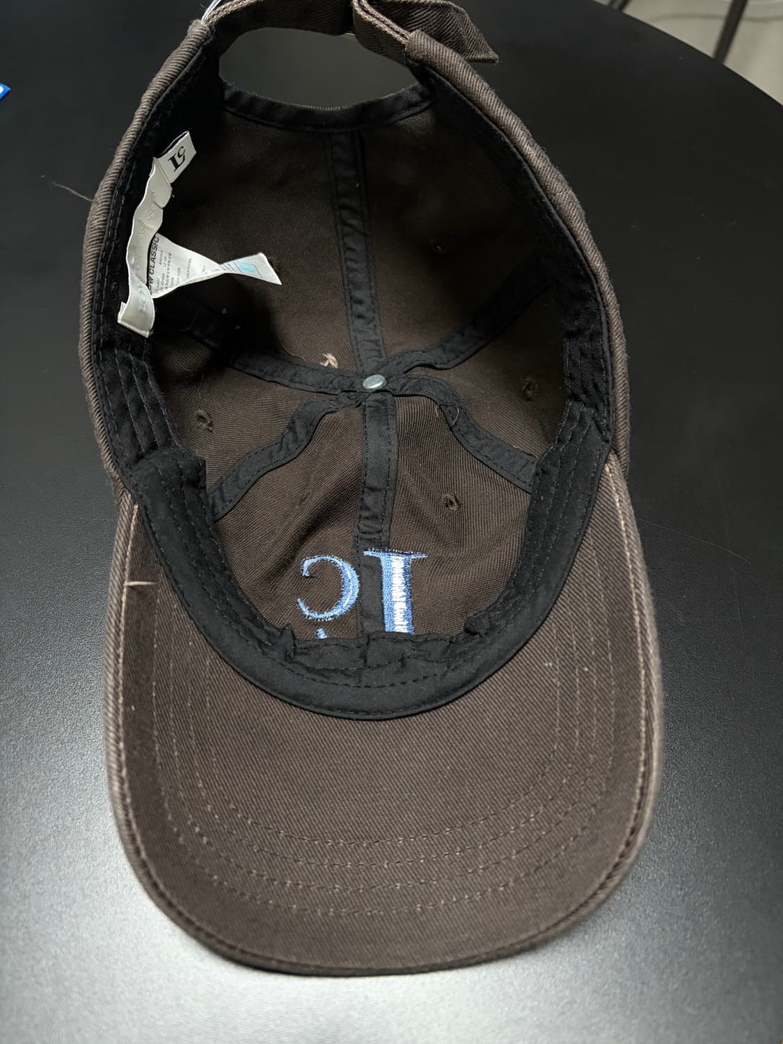 로우클래식 LC 로고 볼캡 브라운 상품이미지3