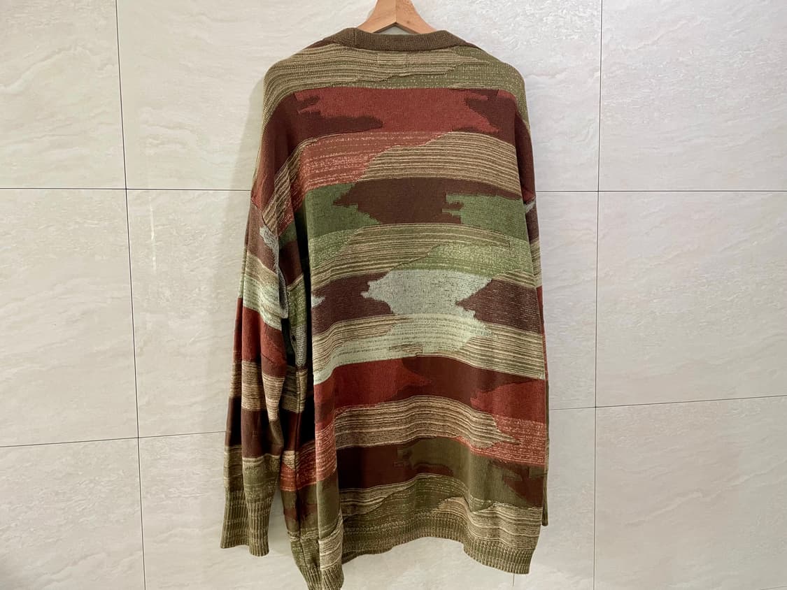 자라 / 나바호 에스닉 롱 남성 가디건, 남성 로브 / XL 상품이미지5