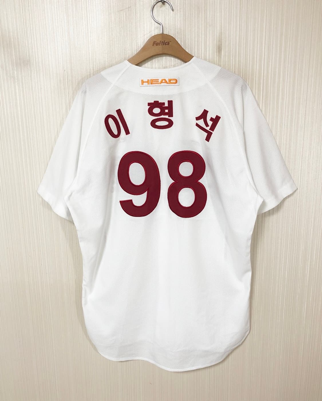 (2)KBO 헤드 넥센히어로즈 올드유니폼/선수지급용 #98 이형석 상품이미지6