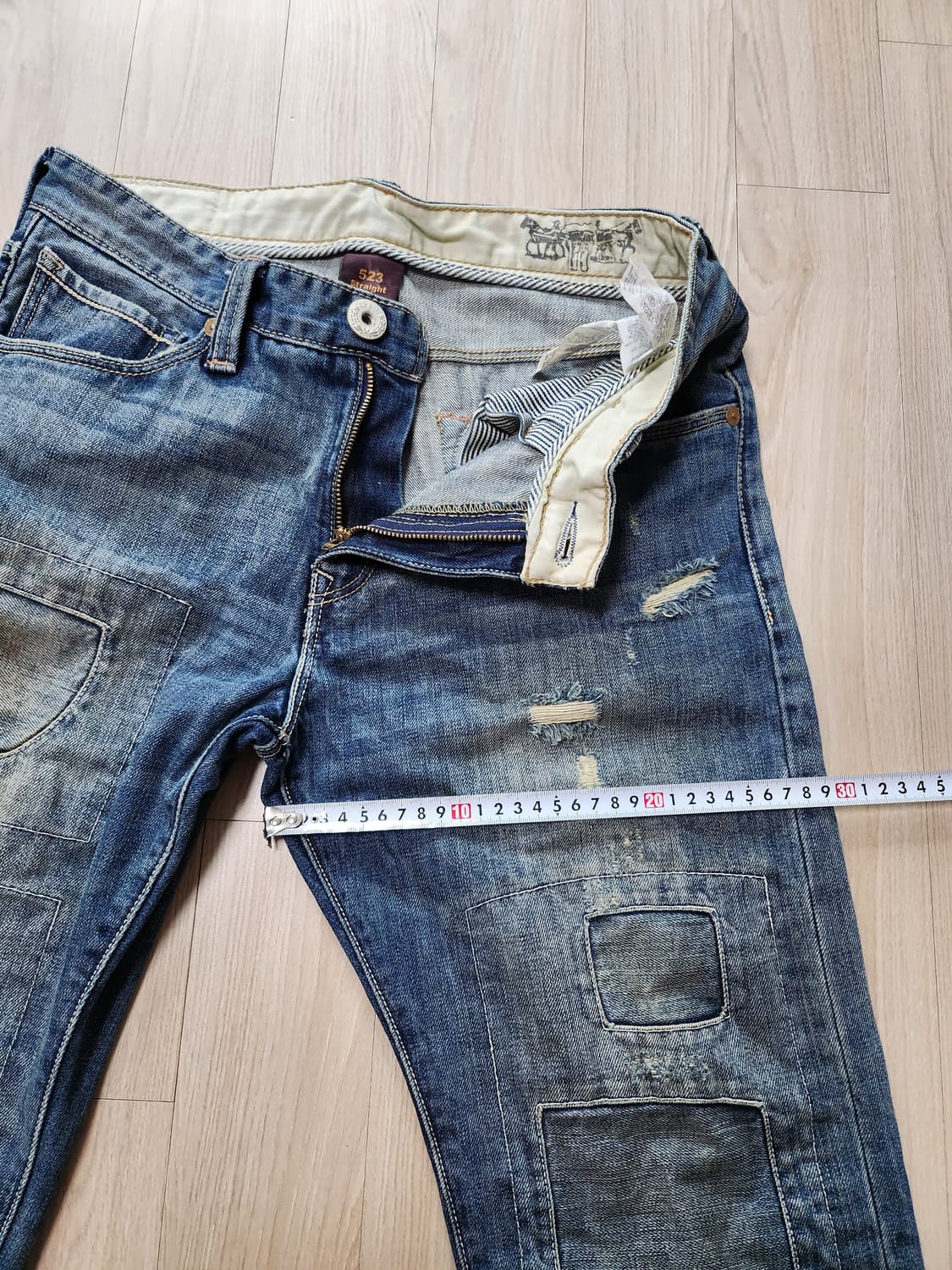 리바이스 523 워싱패치정바지(32 상품이미지5