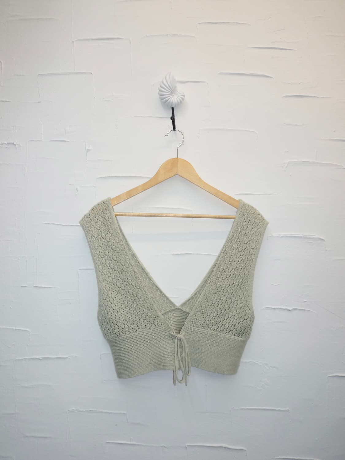 Mint knitting vest 상품이미지4