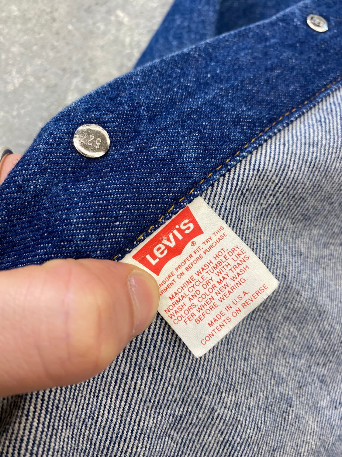 [46] 90s USA Levi's 미국제조 3세대 데님자켓 상품이미지8