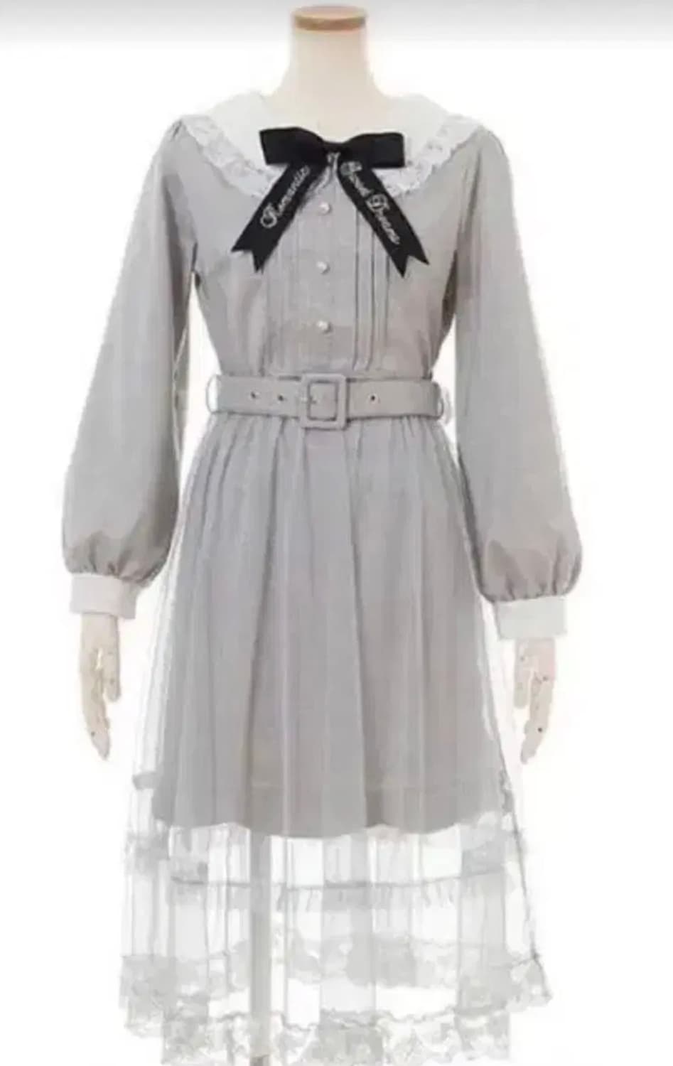 리즈리사 그레이 원피스 상품이미지2