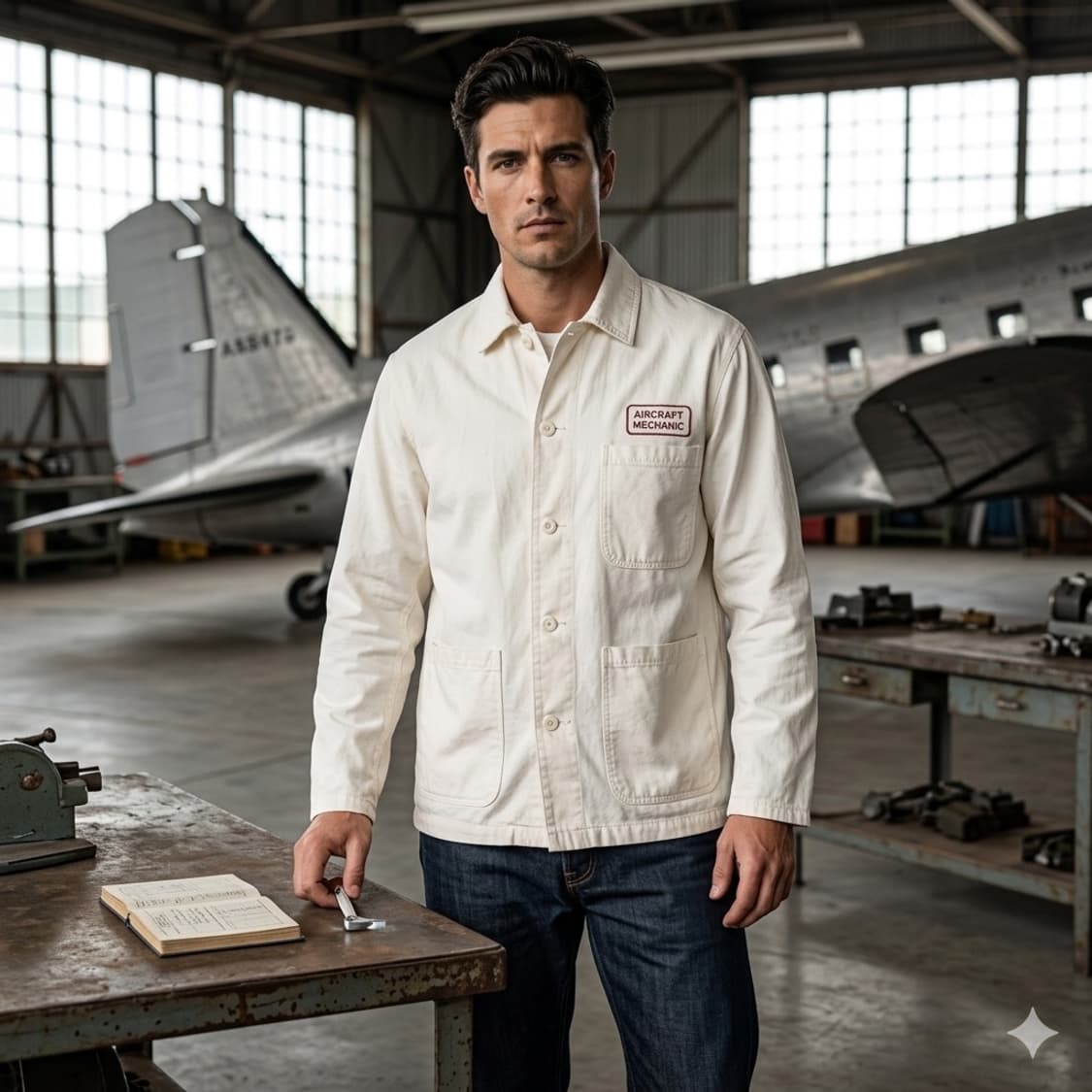 GLOBAL WORK 워크 자켓 아이보리 L 상품이미지1