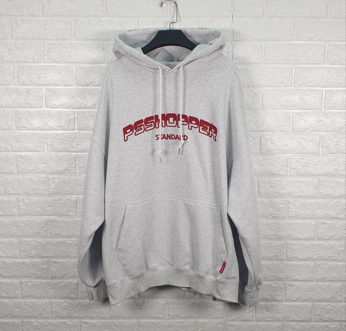 [105-110]피에스쇼퍼 오버핏 기모 후드티 상품이미지2