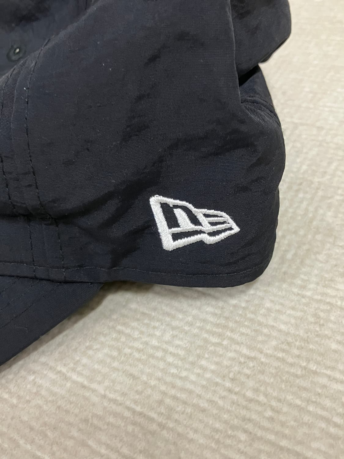 뉴에라 미니 로고 나일론 볼캡 블랙 상품이미지2