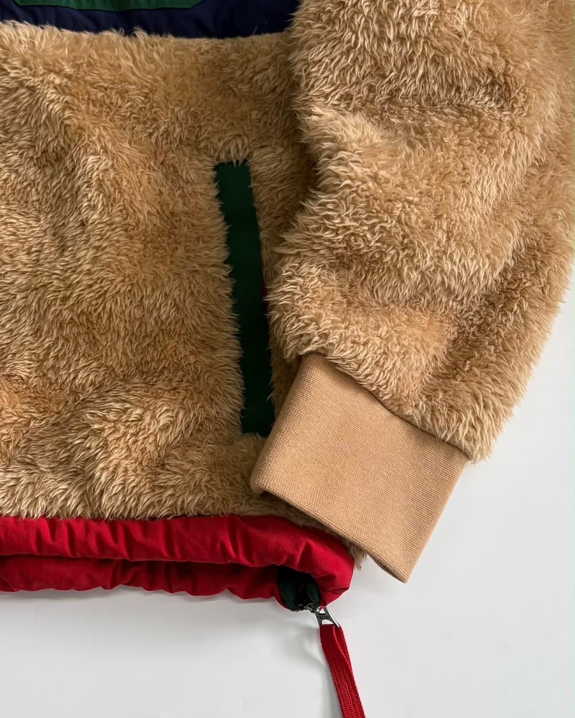 [M] 폴로 랄프로렌 하이브리드 쉐르파 후드티 하프 집업 상품이미지10