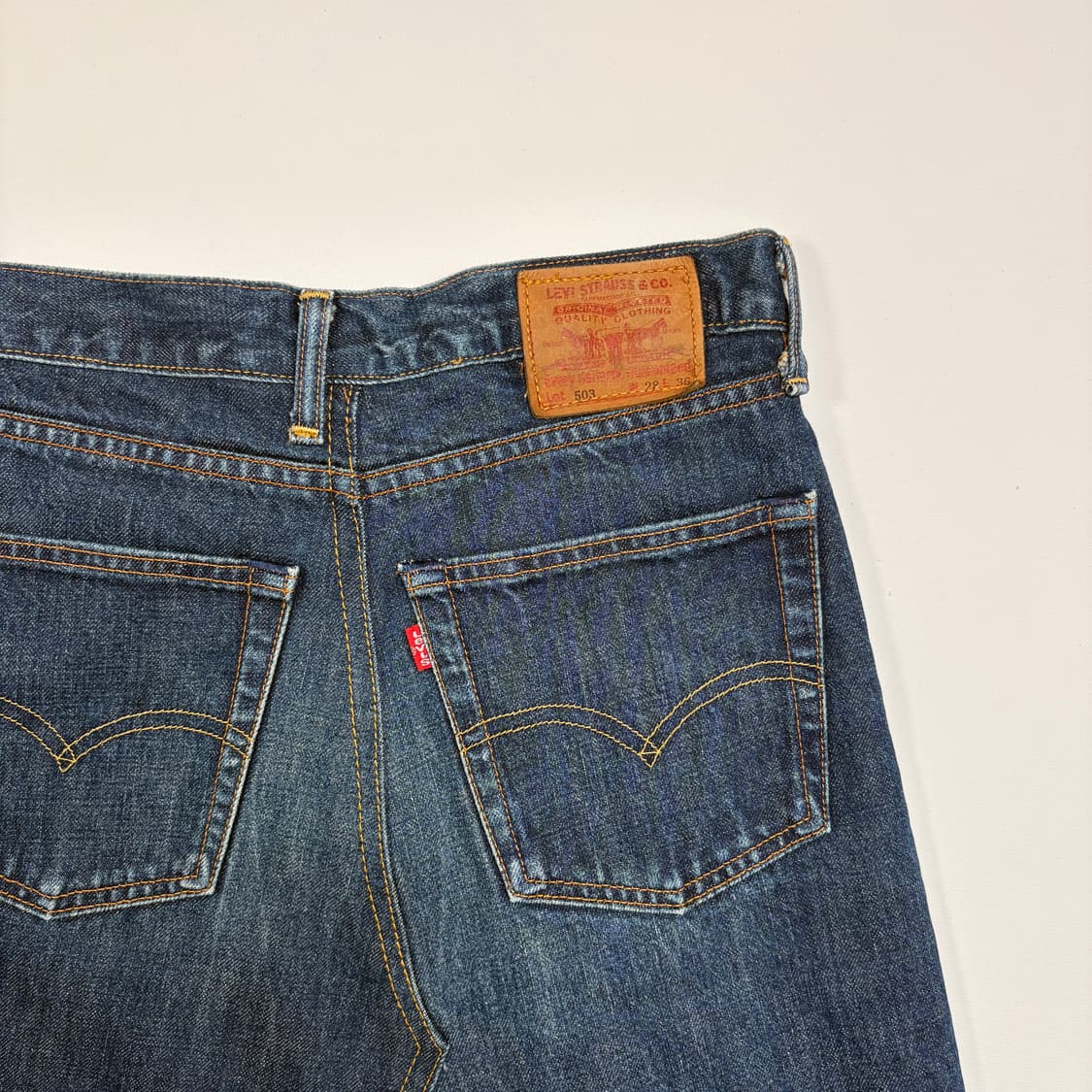 [28] 90s Levi’s 503 denim skirt  상품이미지6
