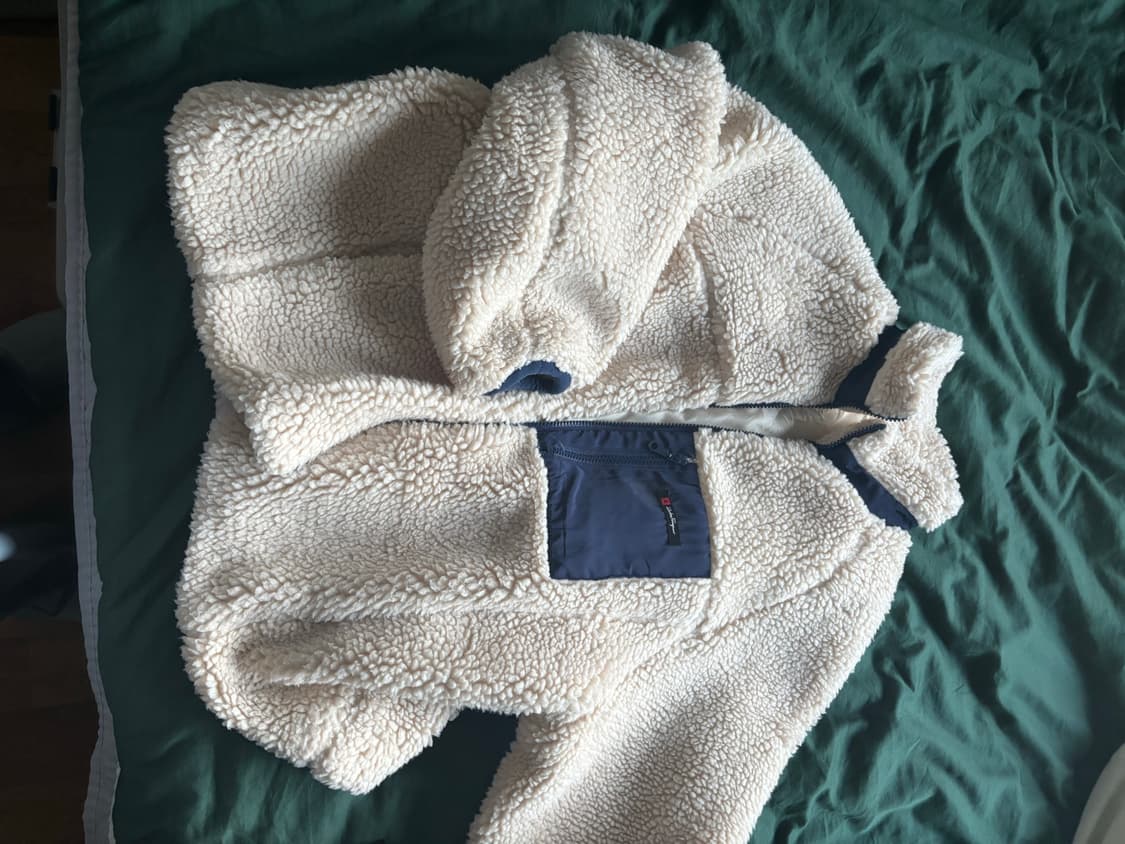 Vintage] 네이비 배색 포켓 플리스 자켓 (Salvatore Fer 상품이미지1