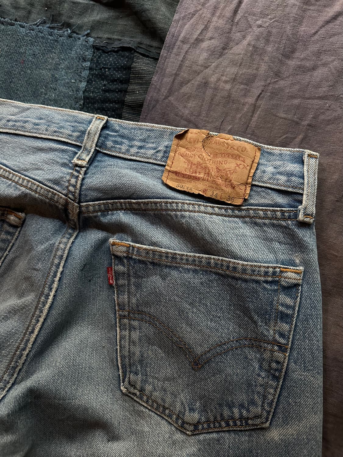 90s USA Vintage Levis 501XX Denim Pants 상품이미지6