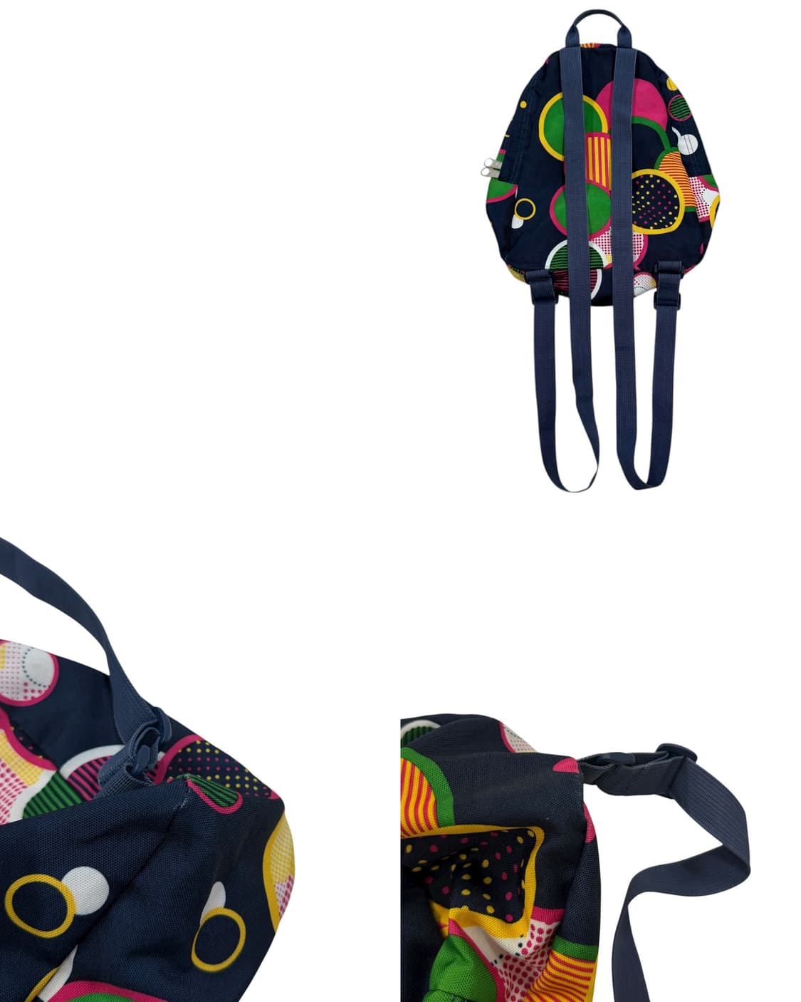 잔스포츠 빈티지 도트 땡땡이 패턴 하프파인트 미니백팩 가방 상품이미지7