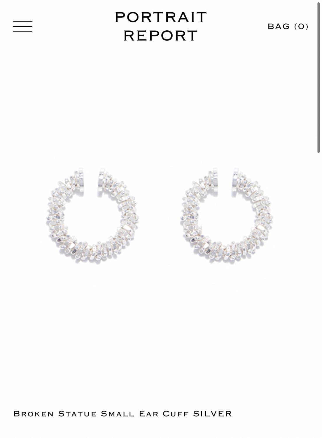 포트레이트 리포트 이어커프 BROKEN STATUE SMALL 상품이미지1