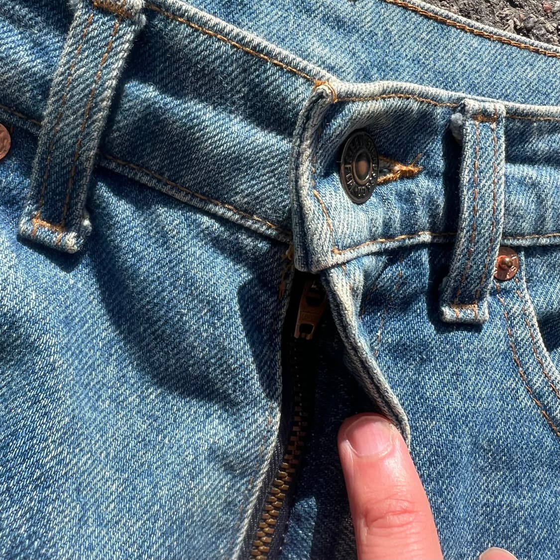 90‘s 리바이스 510 리페어 진 상품이미지4