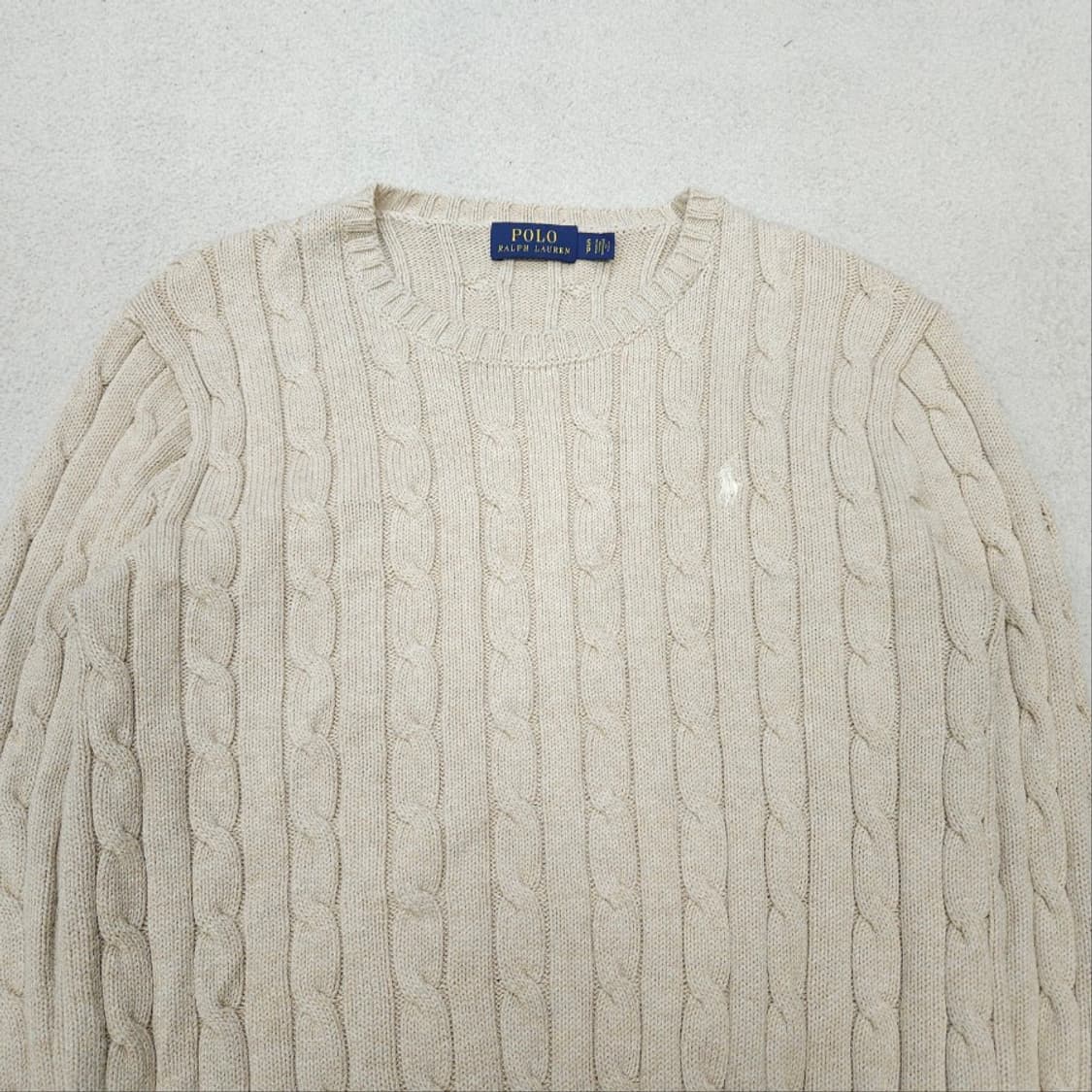 폴로 랄프 로렌 신형 케이블 니트 S 상품이미지3