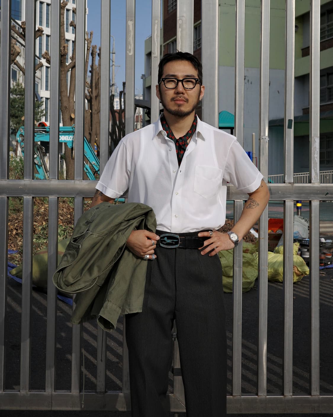 60s Bond Street 클래식 섬머 드레스 셔츠 상품이미지6