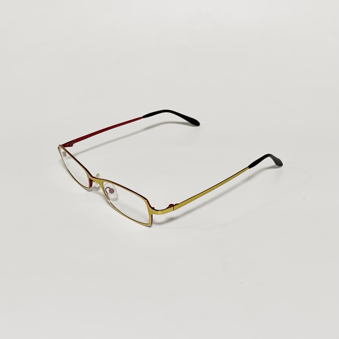 925 데드스탁 빈티지안경 민트 옐로우 메탈 슬림 오벌 스퀘어 미니멀 상품이미지3