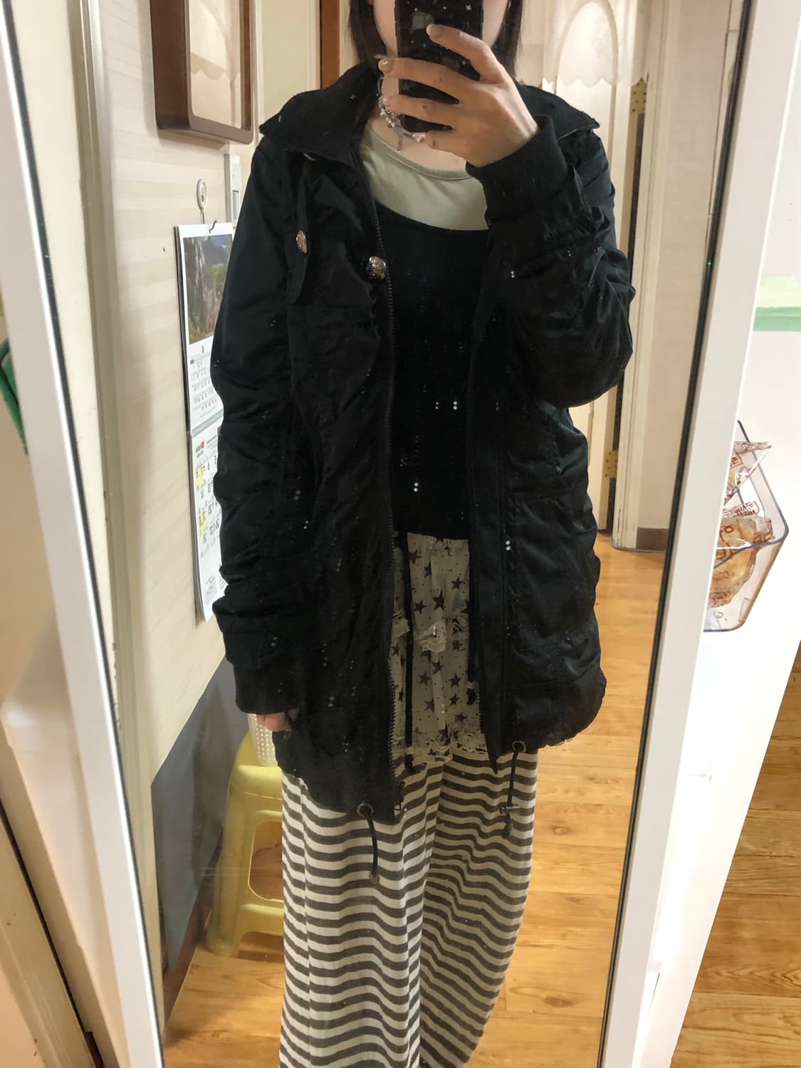 Y2k느낌 셔링 점퍼 상품이미지4