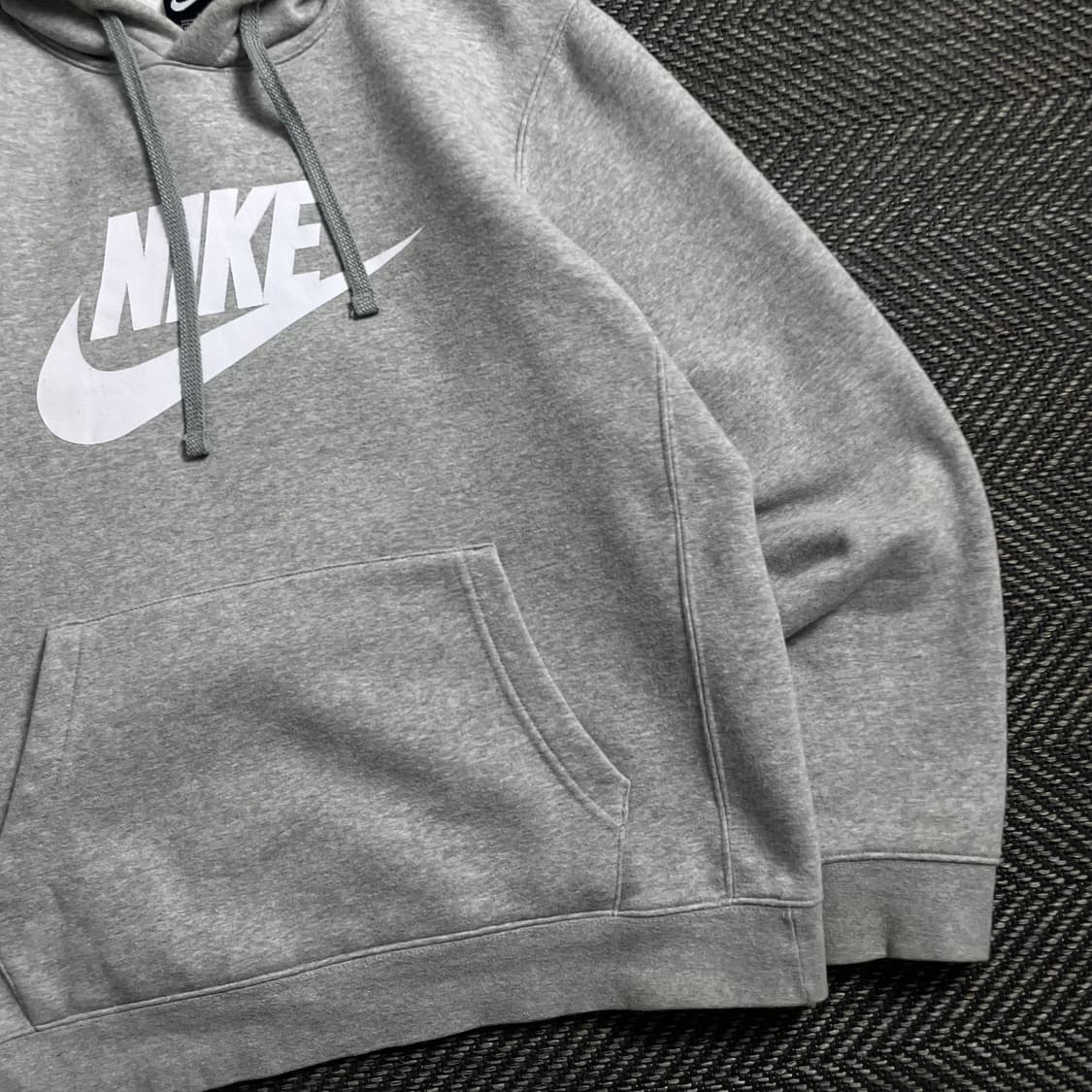 나이키 NSW 스우시 그레이 기모 후드 티셔츠o 4155 상품이미지2