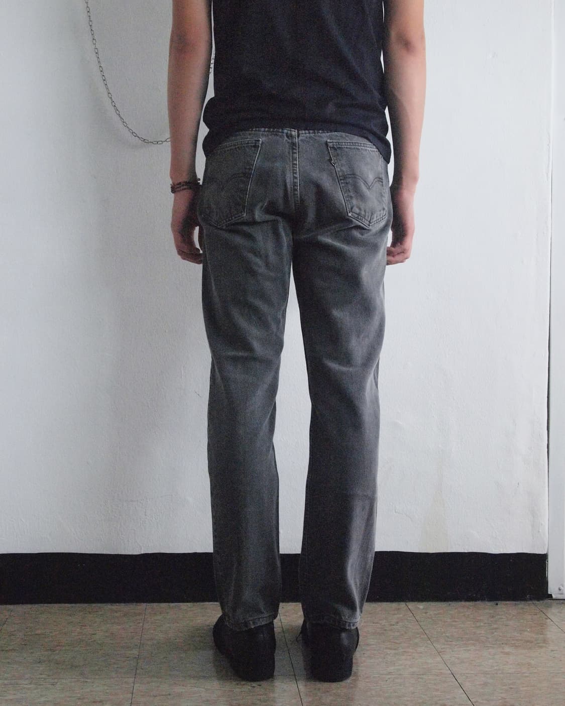 [32] 90s usa made 리바이스 블랙탭 505 상품이미지4