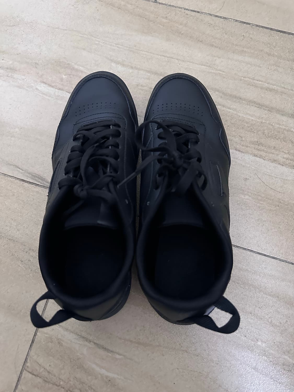 (260) 리복 X 무인양품 (무지) 클럽 C 코트 스니커 블랙 상품이미지2