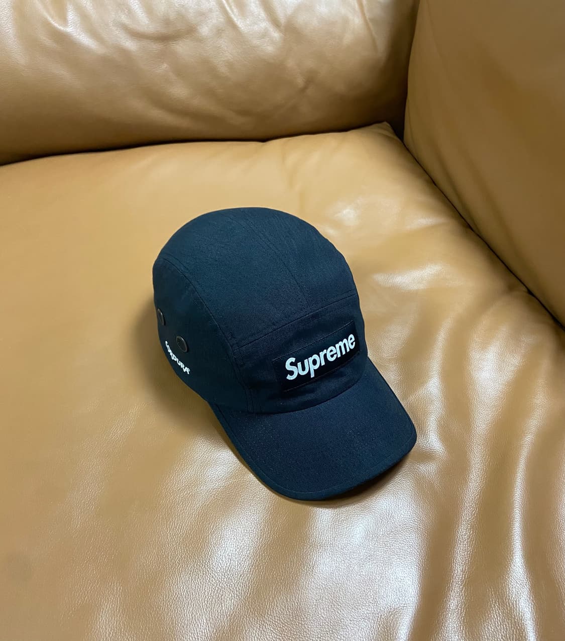 Supreme 슈프림 블랙 캠프캡 모자 상품이미지2