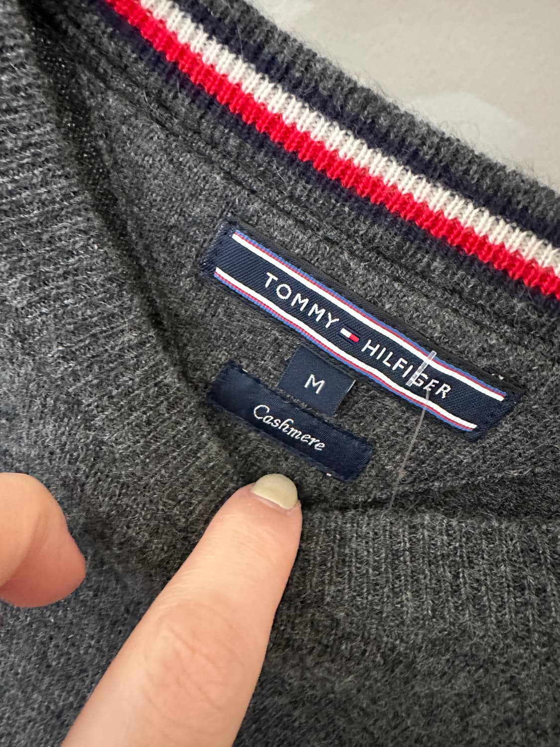 타미힐피거 캐시미어100니트 상품이미지3