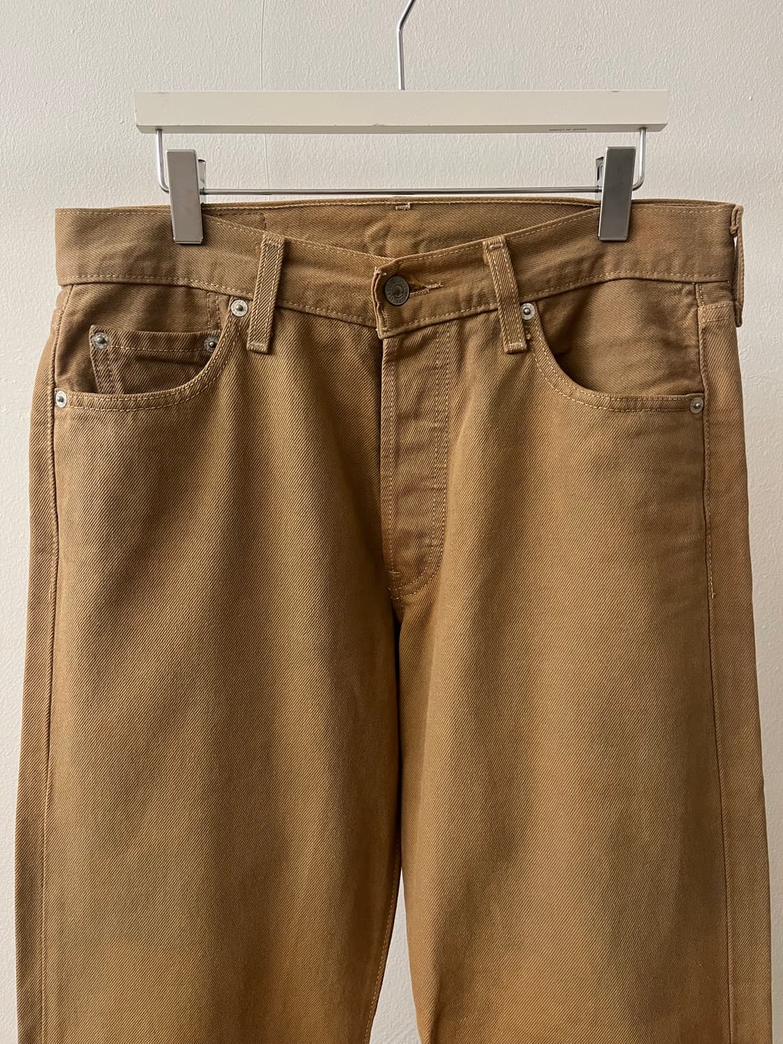 빈티지 리바이스 501 데님 팬츠 브라운 상품이미지4