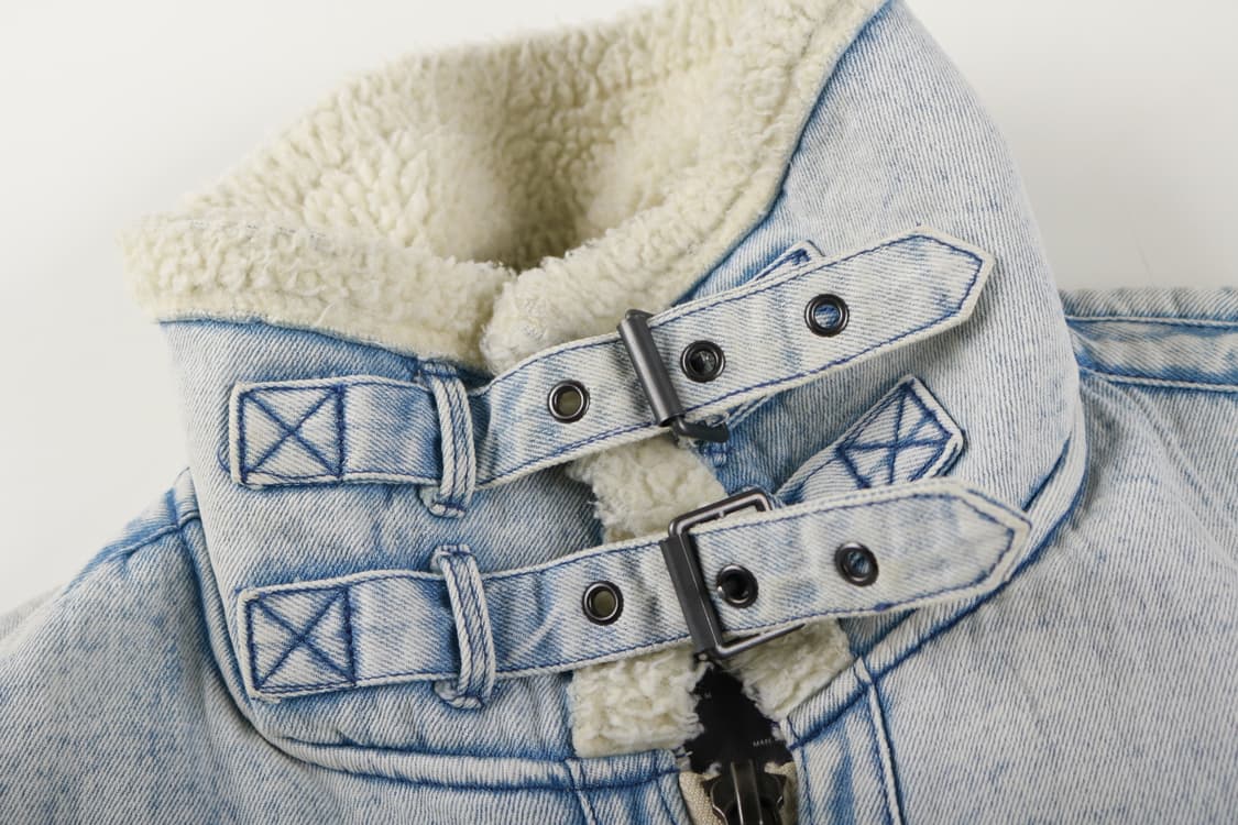 [M] 자라 B-3 모티브 연청 데님자켓 상품이미지5