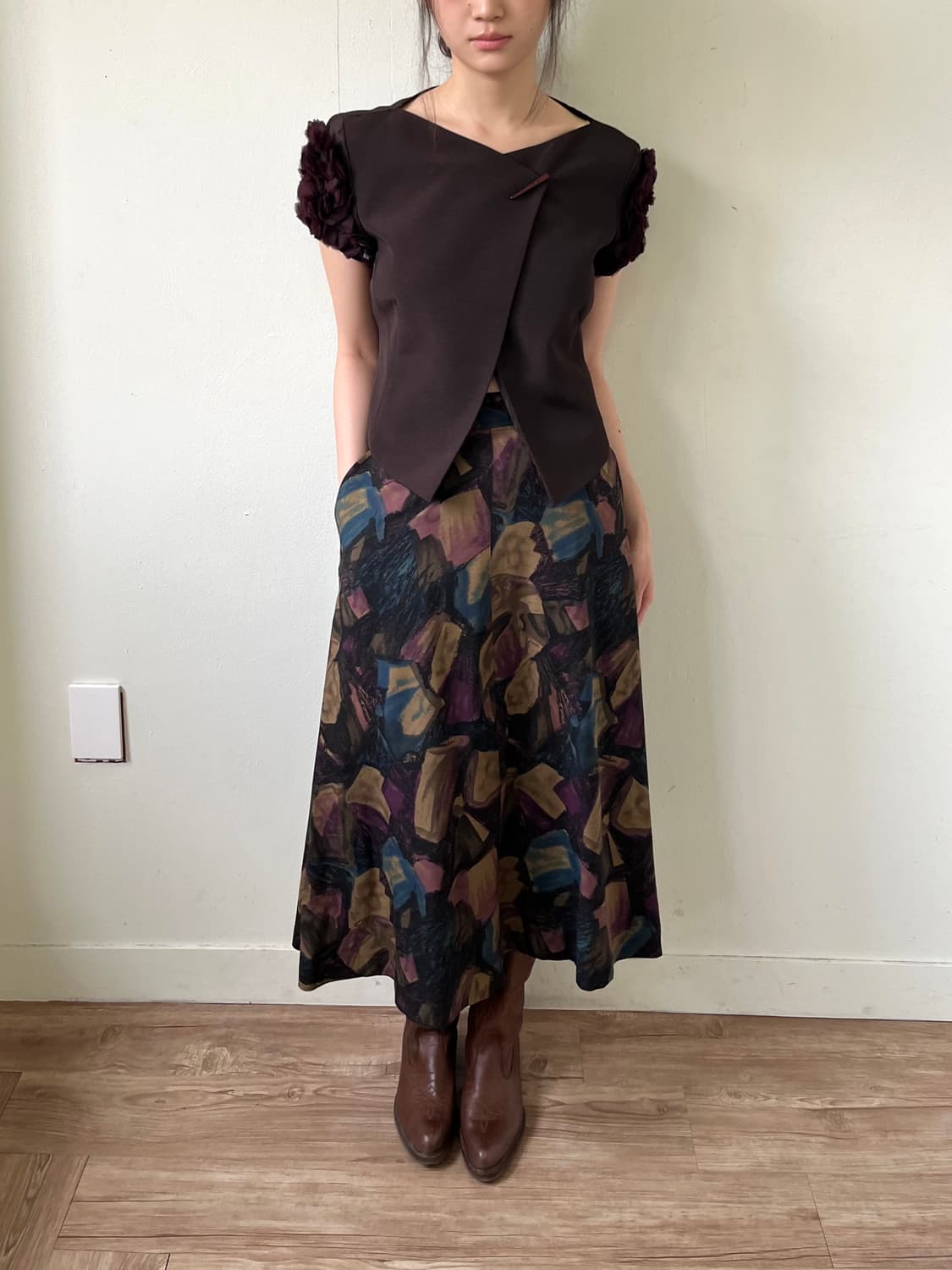 00‘s ARMANI 숄더 레이스 자켓 상품이미지7