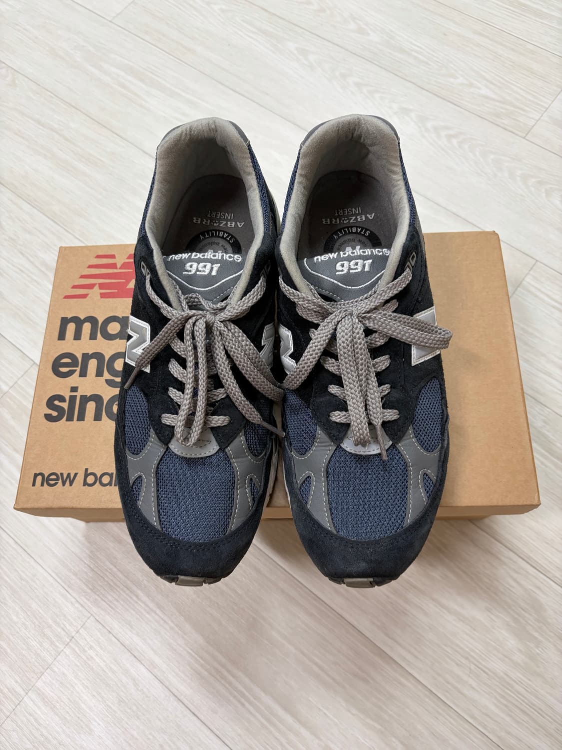 [275] 뉴발란스 991 네이비 뉴코탭 상품이미지2