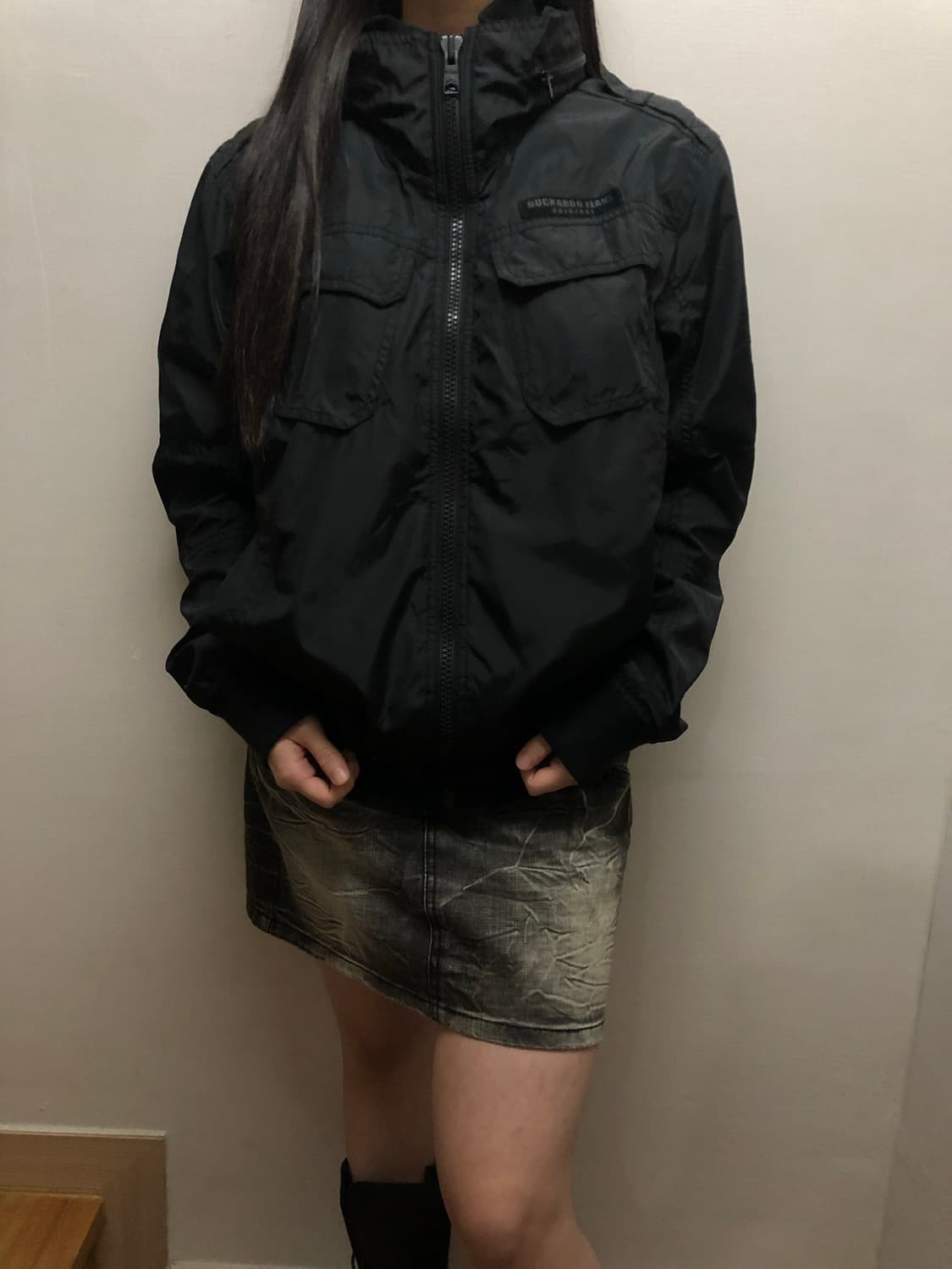 빈티지 버커루 블랙 점퍼 상품이미지7